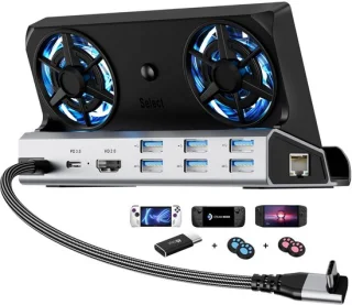 SnelShoppen dockingstation 9 in 1 voor Steam Deck, Rog Ally, Switch en Legion Go