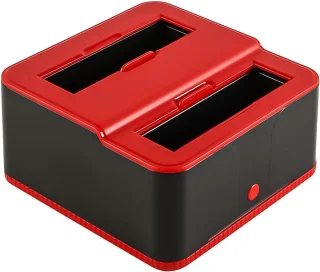 SnelShoppen dual-bay docking station USB Type C voor 2.5"/3.5" SATA HDD/SSD
