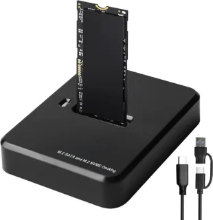 SnelShoppen harddisk-dockingstation M.2 NVMe en SATA