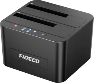 SnelShoppen hdd docking station usb 3.0 voor 2,5 en 3,5 inch sata hdd/ssd