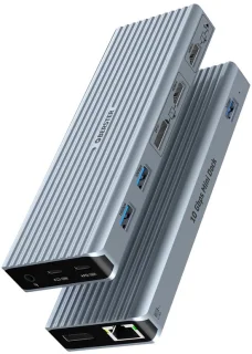 SnelShoppen laptop docking station 11 in 1 voor M1/M2 MacBook Pro/Air