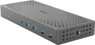 SnelShoppen - USB 3.0/USB-C 4K Triple Monitor Dockingstation G2 100W - Multi-Monitor Hub voor Laptop, Desktop, Mac, HDMI, VGA, DisplayPort, Snelle Geg