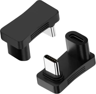 SnelShoppen usb-c 180 graden hoekadapter (2 stuks)