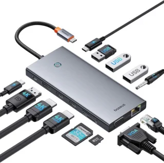 SnelShoppen usb c dockingstation 13-in-1