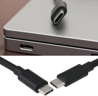 SnelShoppen USB Type C kabel 1 m USB 3.1 Gen 2 vervangingskabel voor HP G5 Dock Station