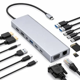 SolidGadgets K470 14-in-1 usb-c docking station