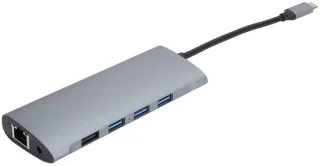SolidKeus 11-in-1 computerdockingstation met 4k-uitvoer