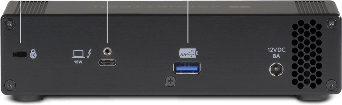 Sonnet Echo Dual NVMe Thunderbolt Dock Zwart