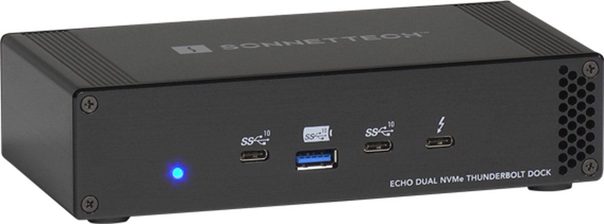 Sonnet Echo Dual NVMe Thunderbolt Dock Zwart
