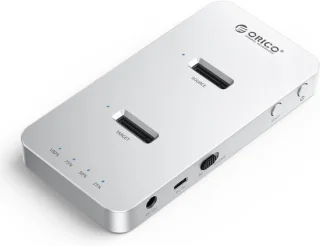 SSD docking station 2 bay zwart