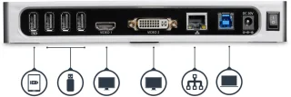 StarTech DK30ADD USB Hub