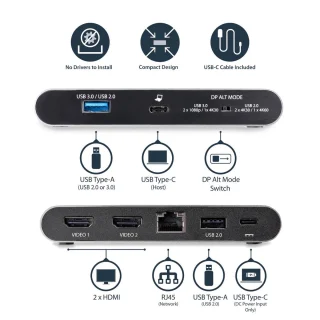 StarTech DK30C2HAGPD USB Hub