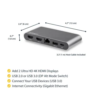 StarTech DK30C2HAGPD USB Hub