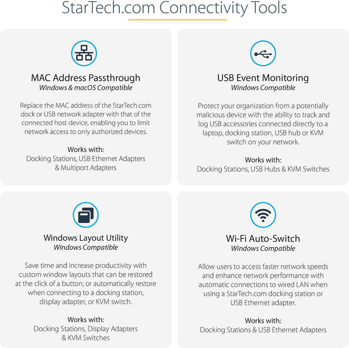 Startech DKT31CHVL USB Hub