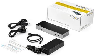 De StarTech Hybride Thunderbolt 3 Laptop Dockingstation TB3CDK2DPUE in één oogopslag