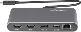StarTech TB3DKM2HDL USB Hub