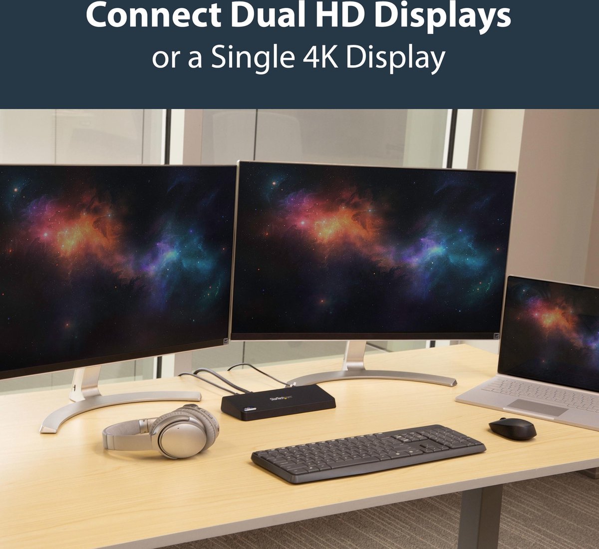 StarTech USB 3.0 Docking Station met HDMI en DisplayPort