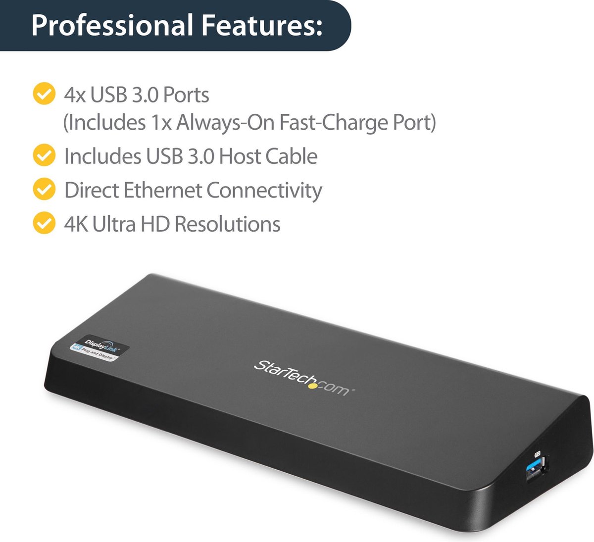 StarTech USB 3.0 Docking Station met HDMI en DisplayPort