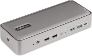 De StarTech USB-C KVM Dock - Grijs in één oogopslag
