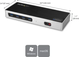 Startech USB Hub DK30A2DH