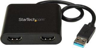 De StarTech USB32HD2 Dockingstation - Zwart in één oogopslag