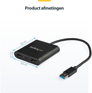 Wat vinden we goed aan de StarTech USB32HD2 Dockingstation - Zwart