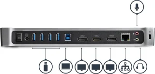 Startech USB3DOCKH2DP USB Hub