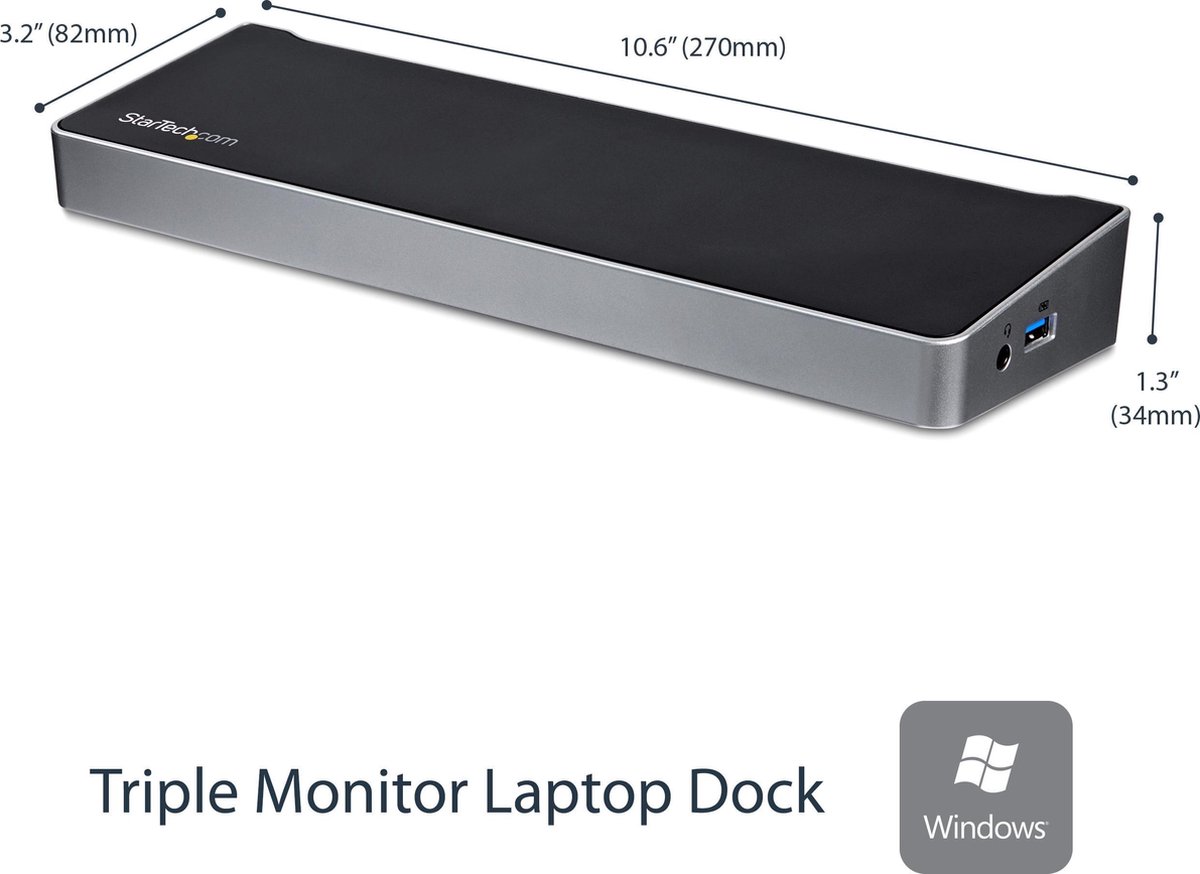Startech USB3DOCKH2DP USB Hub