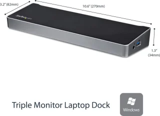 Startech USB3DOCKH2DP USB Hub