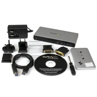 StarTech USB3SDOCKDD Dockstation Zilver