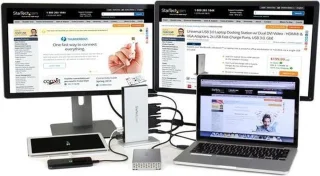 StarTech USB3SDOCKDD Dockstation Zilver