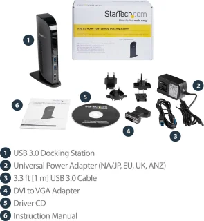 StarTech USB3SDOCKHD Dockingstation