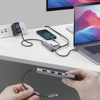 StarTech.com 164b-usbc-multiport laptop dock en poortreplicator