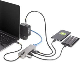 StarTech.com 3-poorts USB-C hub