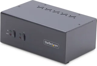 StarTech.com P2DD46A2-KVM-Switch 2-Port Dual-Monitor DisplayPort 4K 60Hz