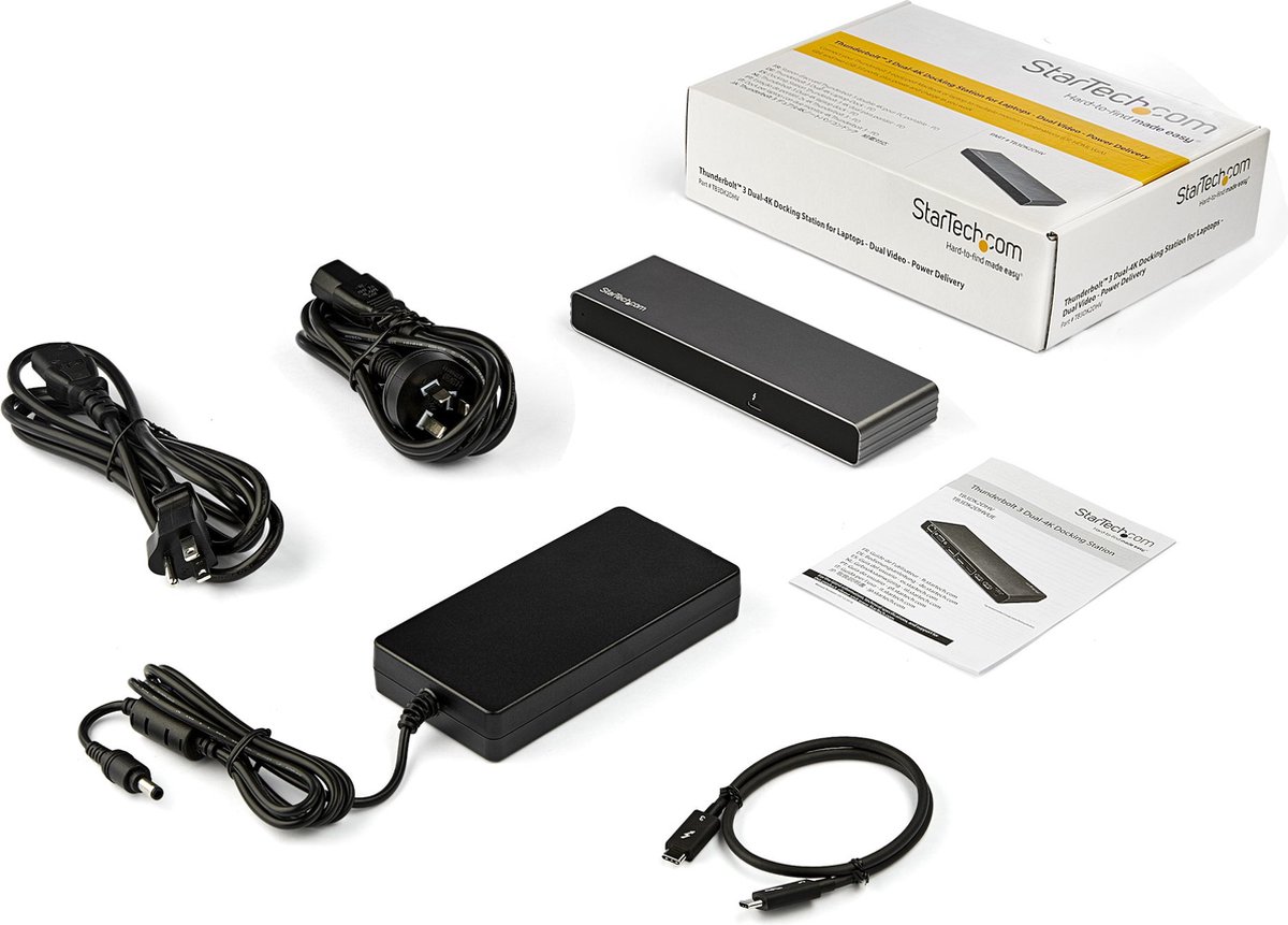 StarTech.com Thunderbolt 3 Docking Station Dual 4K 60Hz