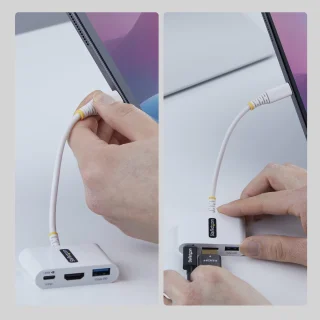 StarTech.com usb-c naar hdmi multiport adapter