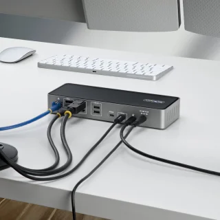 StarTech.com USB-C Triple-Monitor Dockingstation