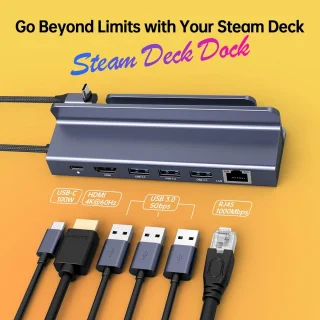 Steam Deck 6-in-1 Dockingstation