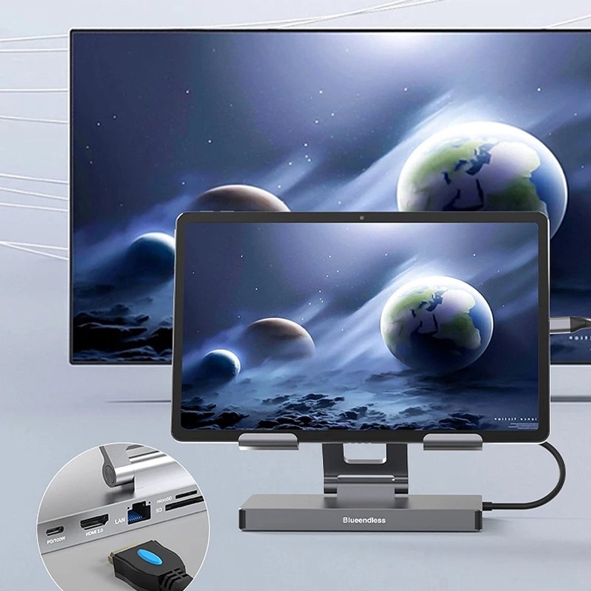Stemily 11-in-1 Docking Station USB-C & USB 3.0