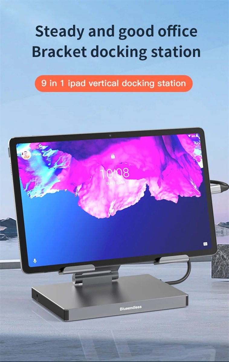 Stemily 11-in-1 Docking Station USB-C & USB 3.0