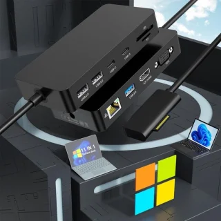 Surface Dock Triple Display 11-in-1 voor Surface Pro