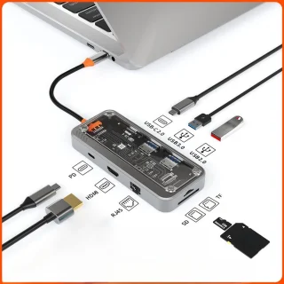 SW8V Type-C 8-in-1 USB-hub