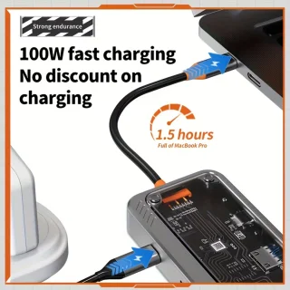 SW8V Type-C 8-in-1 USB-hub