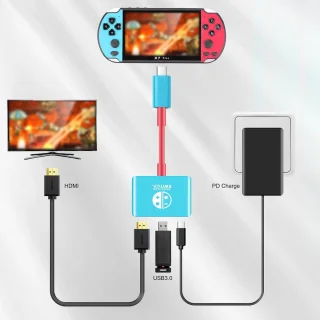 Switch Dock Travel Docking Station voor Nintendo Switch en Switch OLED