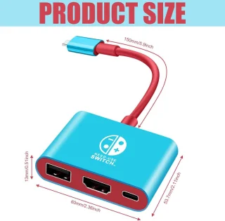 Switch Dock Travel Docking Station voor Nintendo Switch en Switch OLED