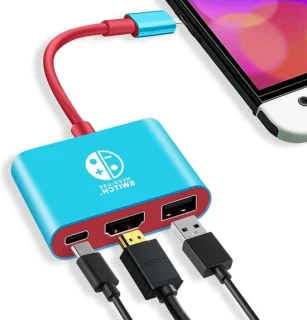 Switch Dock Travel Docking Station voor Nintendo Switch en Switch OLED