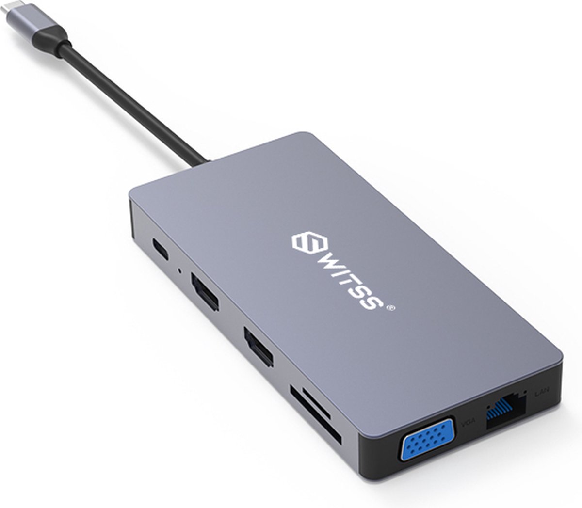 Switss USB-C Hub 12-in-1 Gigabit Ethernet Triple Display