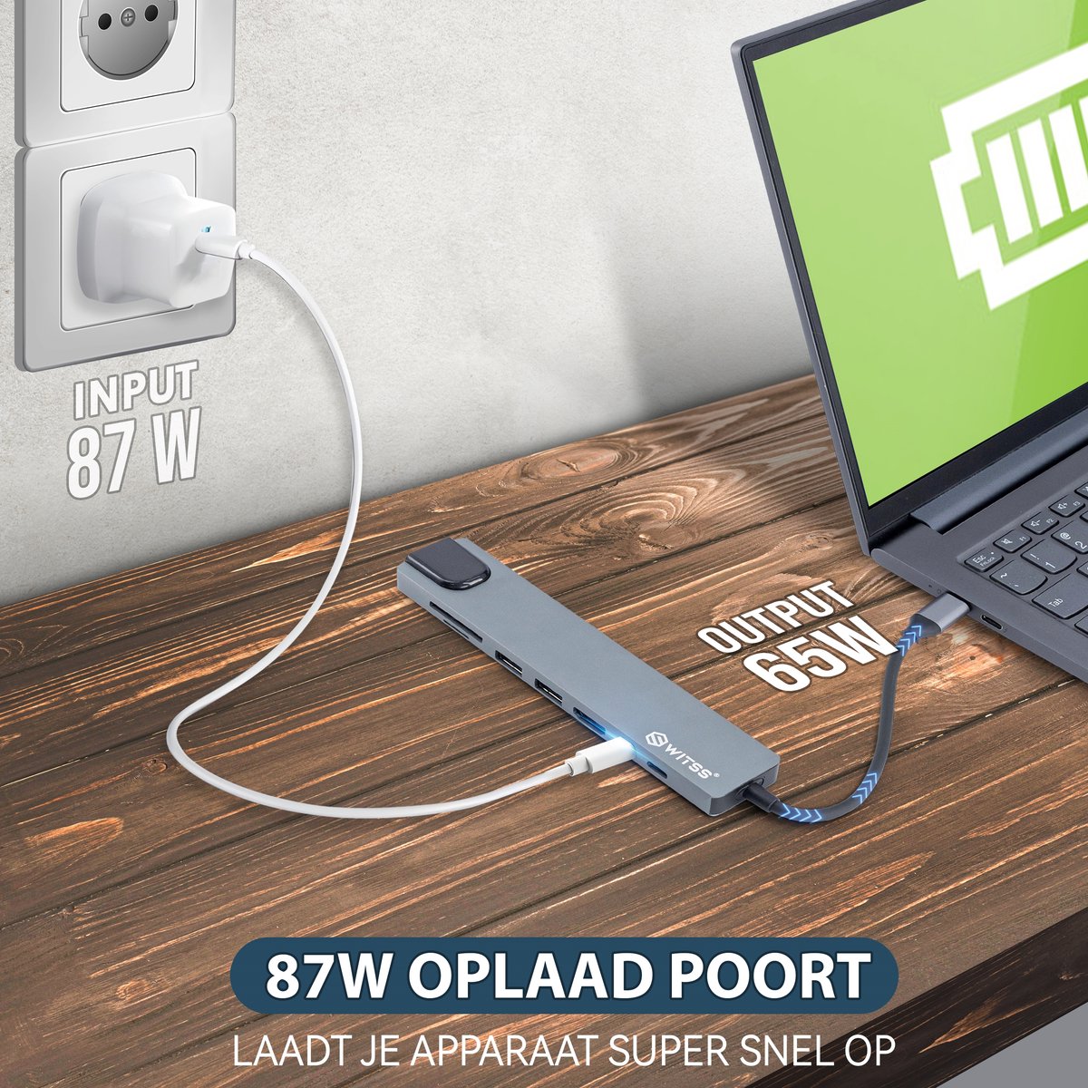 Wat vinden we goed aan de Switss USB C Hub 8-in-1