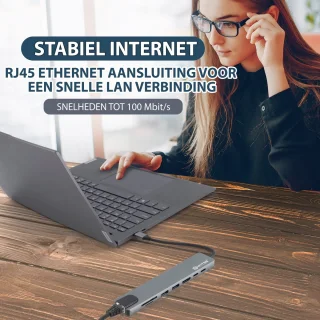Switss USB C Hub 8-in-1